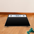 SOGA 180kg Electronic Talking Scale Weight Fitness Glass Bathroom Scale LCD Display Stainless