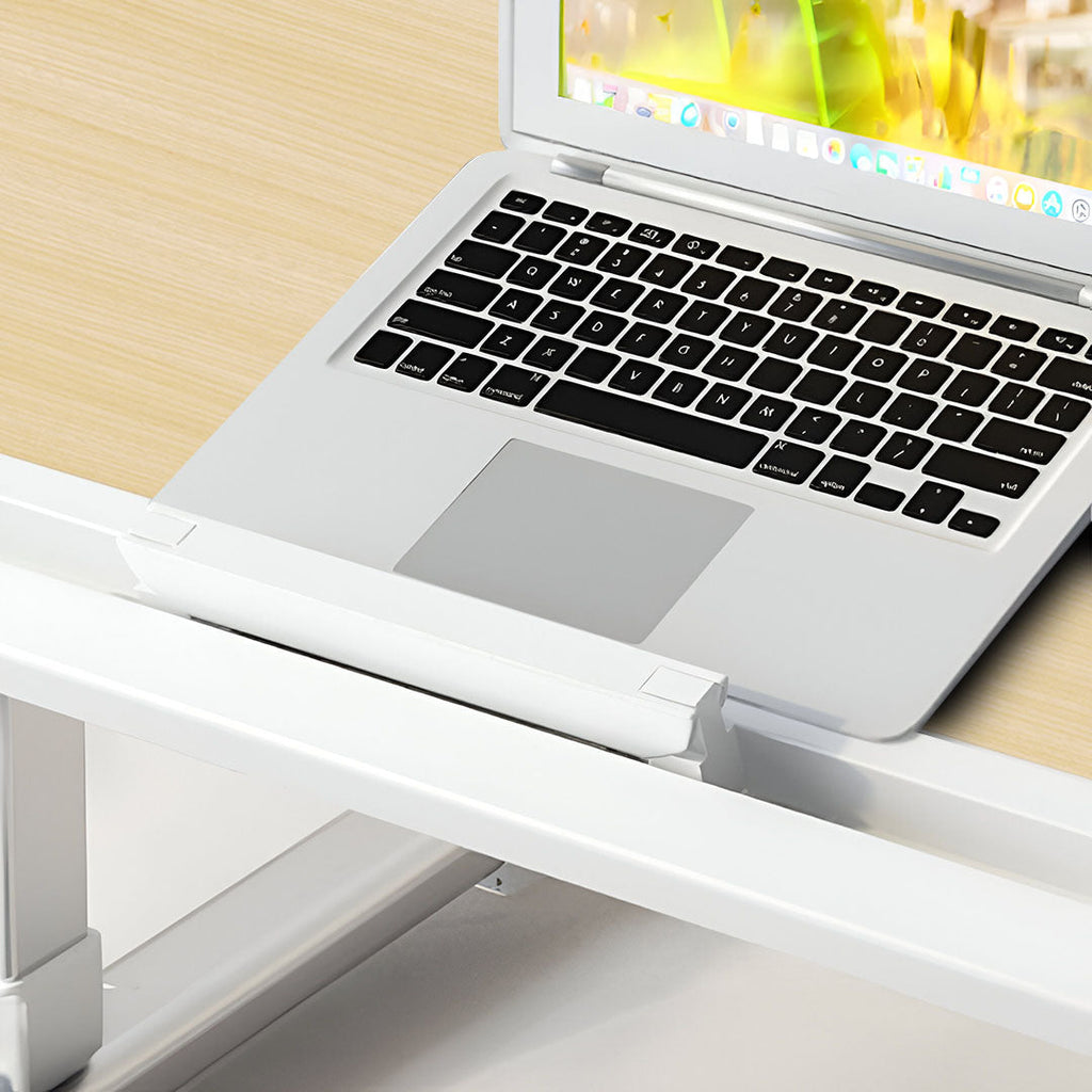 SOGA 2X 60X40cm Wood Small Laptop Bed Portable Foldable Study Table Adjustable