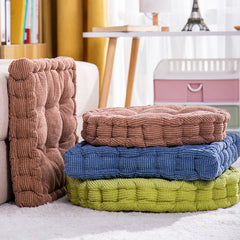 SOGA 2X Coffee Square Cushion Soft Leaning Plush Backrest Throw Seat Pillow Home Office Decor