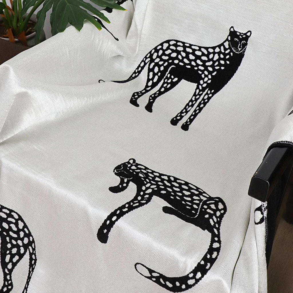 SOGA One-seater White Sofa Cover Leopard Print 130x180cm Polyester $ 79