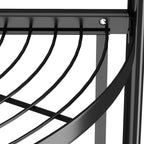 SOGA 2X 5 Tier Steel Triangular  Corner Stand Multi-Functional Shelves Portable Storage Organizer