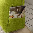SOGA 120cm Green Triangular Wedge Bed Pillow Headboard Backrest Bedside Tatami Cushion Home Decor