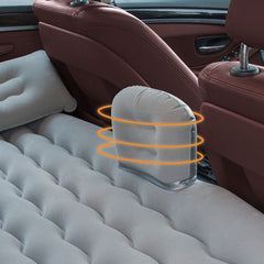 SOGA 2X  Grey Ripple Inflatable Car Mattress Portable Camping Air Bed Travel Sleeping Kit Essentials