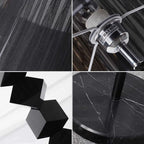 SOGA 2X Floor Lamp Metal Base Standing Light with Dark Shade Tall Lamp