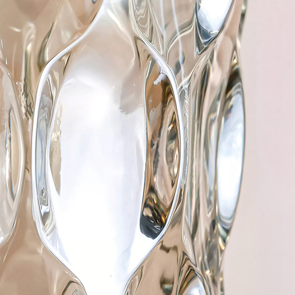 SOGA 29cm Glass Clear Vase Crystal VASE Thick Modern Home Decor