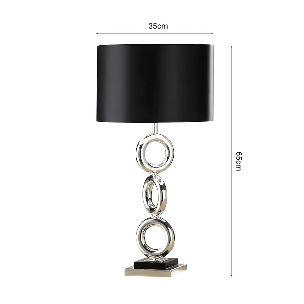 SOGA 4X Simple Industrial Style Table Lamp Metal Base Desk Lamp