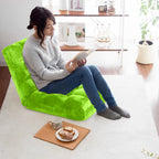 SOGA 4X Floor Recliner Folding Lounge Sofa Futon Couch Folding Chair Cushion Green