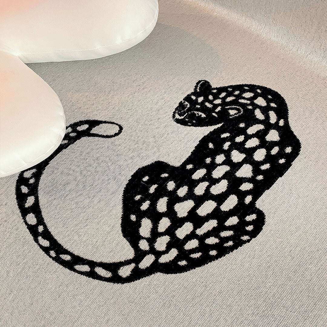 SOGA Three-seater White Sofa Cover Leopard Print 180x340cm Polyester $ 124