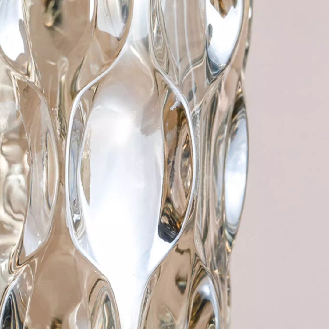 SOGA 29cm Glass Clear Vase Crystal VASE Thick Modern Home Decor