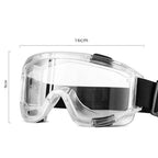 4X Clear Protective Eye Glasses Safety Windproof Lab Goggles Eyewear