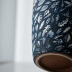 SOGA 35x17cm Blue Large Ceramic Flower Vase Elegant Living Room Home Decor