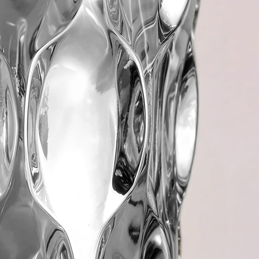 SOGA 30cm Glass Grey Vase Crystal VASE Thick Modern - Home Decor