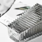 SOGA 22cm Modern Gray Ceramic Glass Vase Home Decor