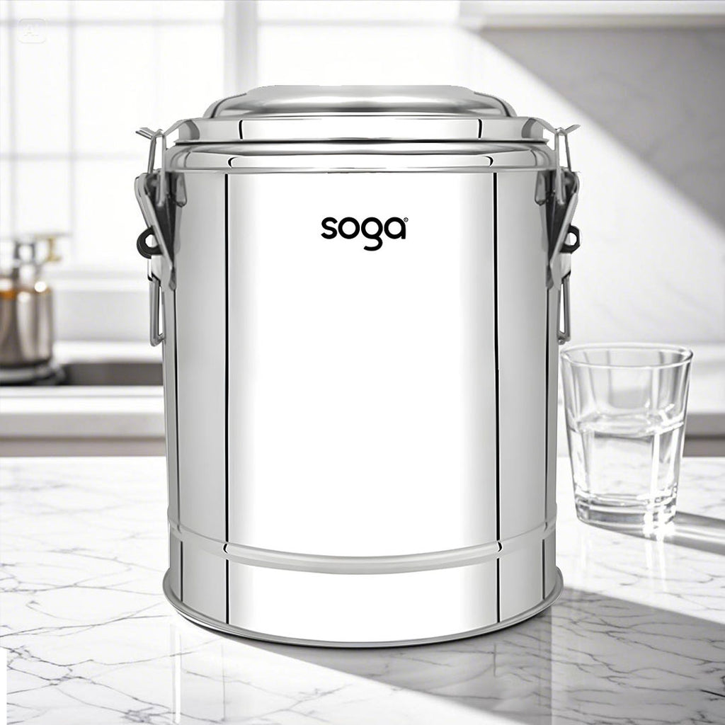 SOGA 2X 40L Stainless Steel Insulated Stock Pot Hot & Cold Beverage Container