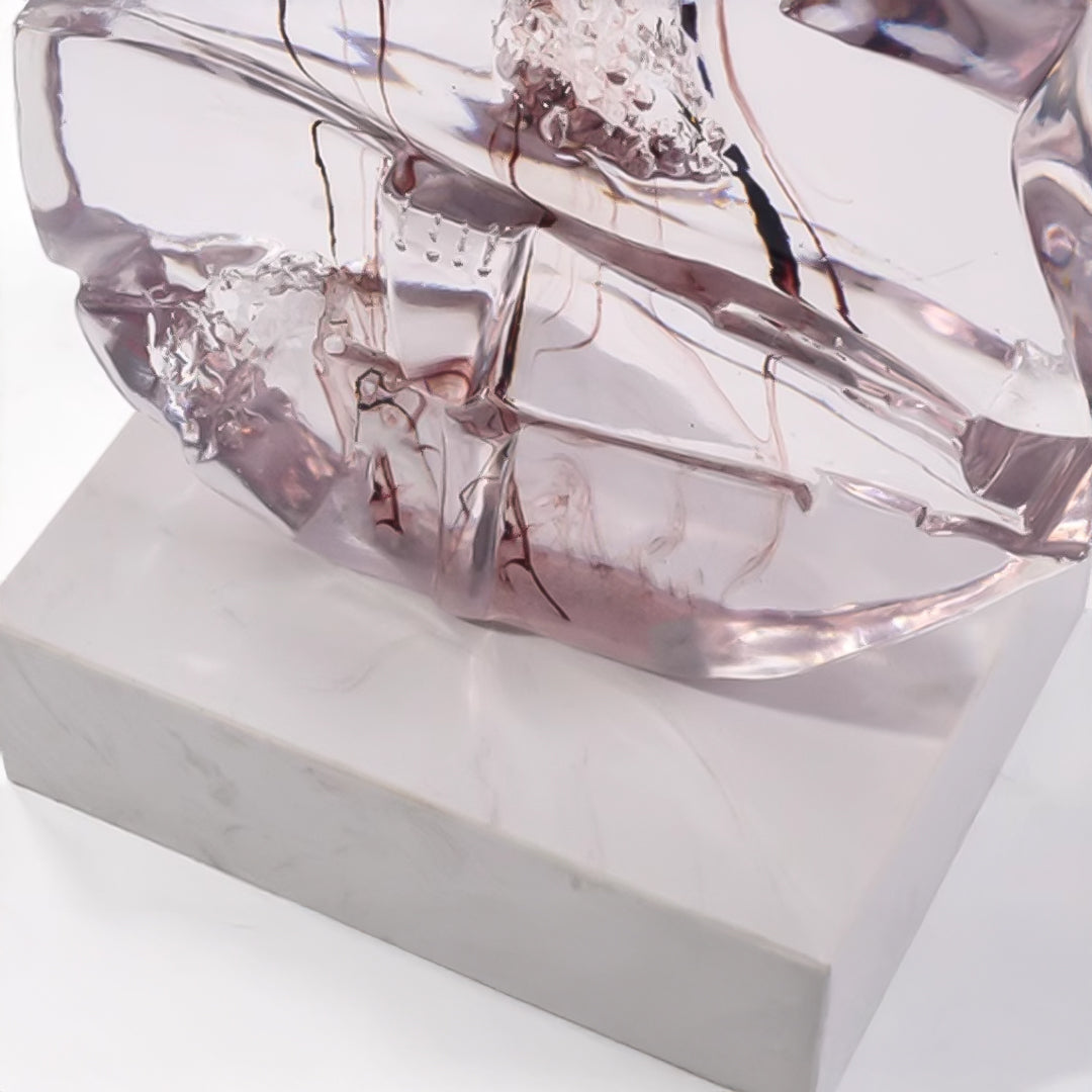 SOGA 75cm Crystal Violin Sculpture – Home Decor