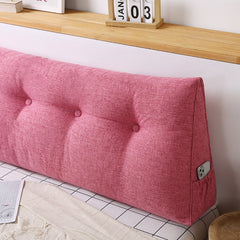 SOGA 150cm Red Triangular Wedge Bed Pillow Headboard Backrest Bedside Tatami Cushion Home Decor