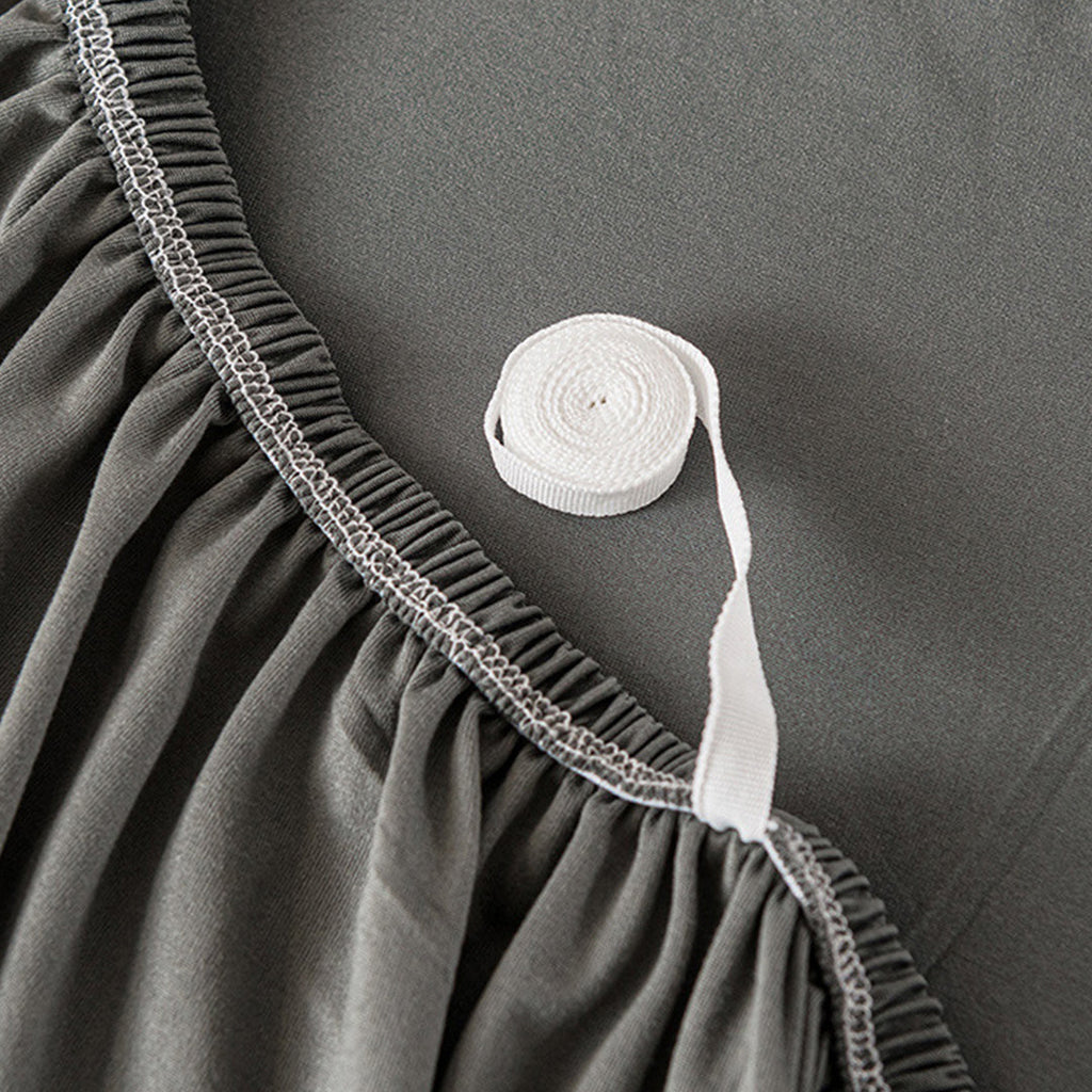 SOGA 4-Seater Grey Sofa Cover Couch Protector High Stretch Lounge Slipcover Home Decor