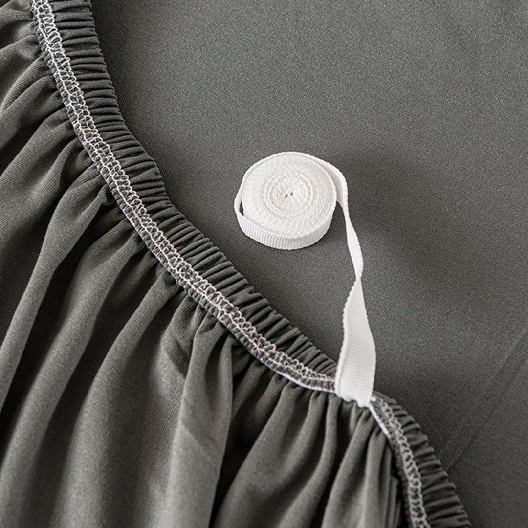 SOGA 4-Seater Grey Sofa Cover Couch Protector High Stretch Lounge Slipcover Home Decor