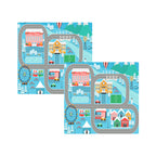 SOGA 2X 120cm Kids Rug Street Map Play Mat Educational Baby Theme Park Area Rugs $ 151.50