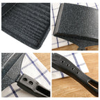 SOGA Marble Coated Omelette Frying Pan Tamagoyaki Korea Egg Fried Egg Roll Fry Pan