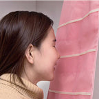 SOGA 2X Pink Double Sided Hanging Storage Bag Underwear Bra Socks Mesh Pocket Hanger Home Organiser