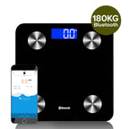 SOGA Wireless Bluetooth Digital Body Fat Scale Bathroom Health Analyser Weight Black
