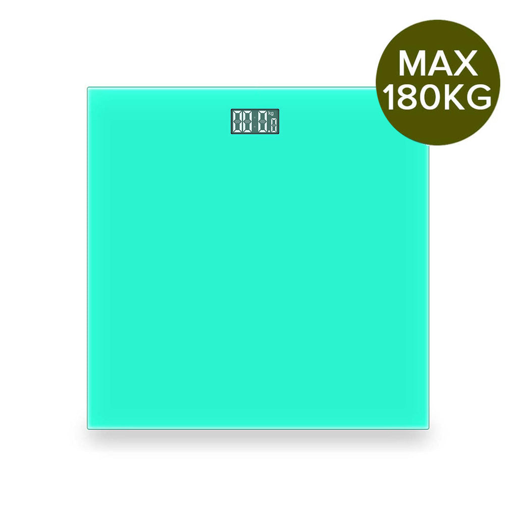 SOGA Green 180kg Digital Fitness Weight Bathroom Gym Body Glass LCD Electronic Scales