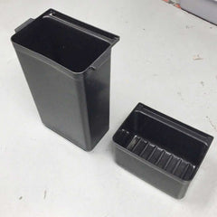 SOGA 2x Food Trolley Large & Small Utility Cart Waste Storage Bin