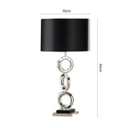 SOGA Simple Industrial Style Table Lamp Metal Base Desk Lamp
