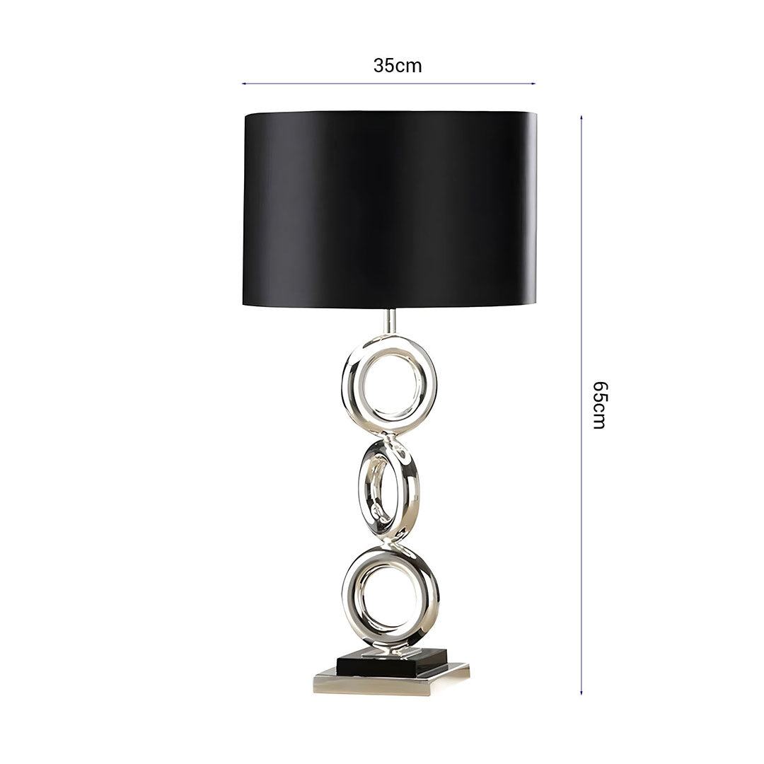 SOGA Simple Industrial Style Table Lamp Metal Base Desk Lamp