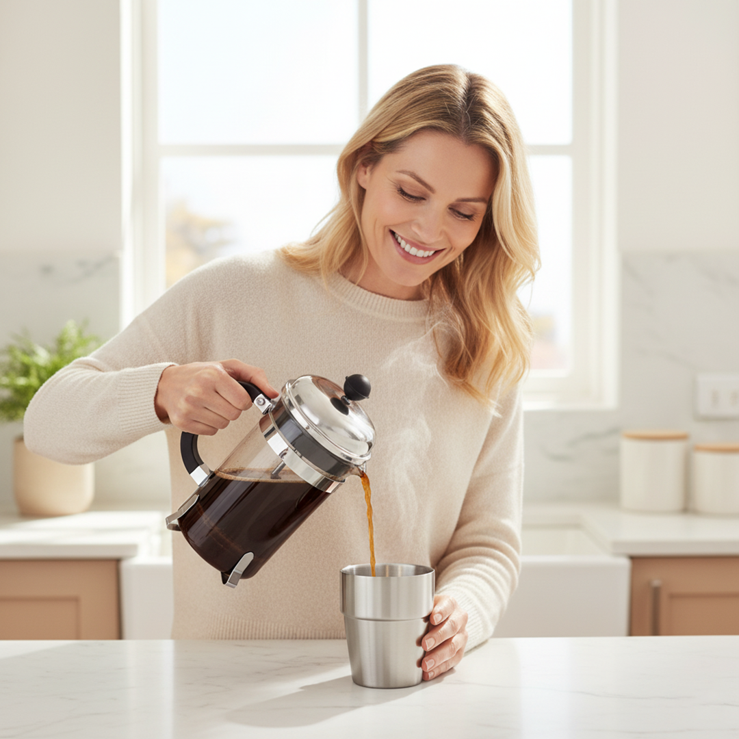 SOGA 175ml Stainless Steel Cups Set of 6 Reusable Durable Silver Drinking Tumblers $ 44