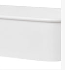 SOGA 2X 3 Tier Steel White Movable Kitchen Cart Multi-Functional Shelves Storage Organizer with Wheels