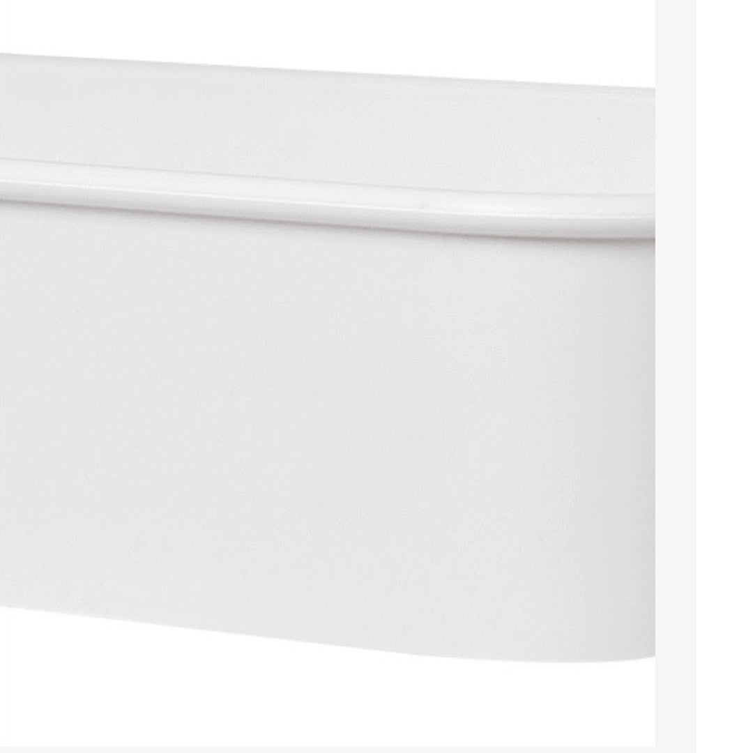 SOGA 2X 3 Tier Steel White Movable Kitchen Cart Multi-Functional Shelves Storage Organizer with Wheels