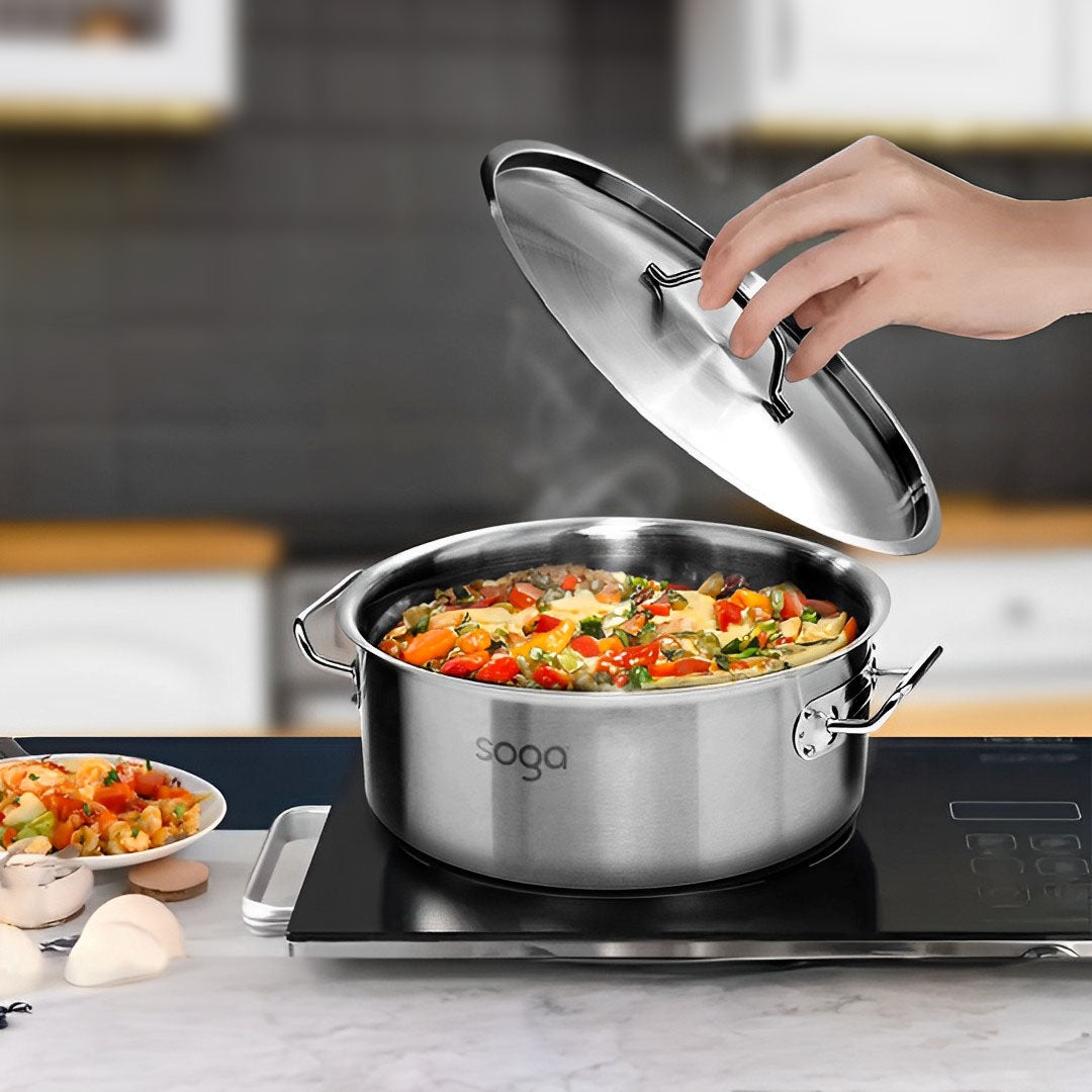 SOGA Electric Smart Induction Cooktop and 17L Stainless Steel Stockpot –  heyhey