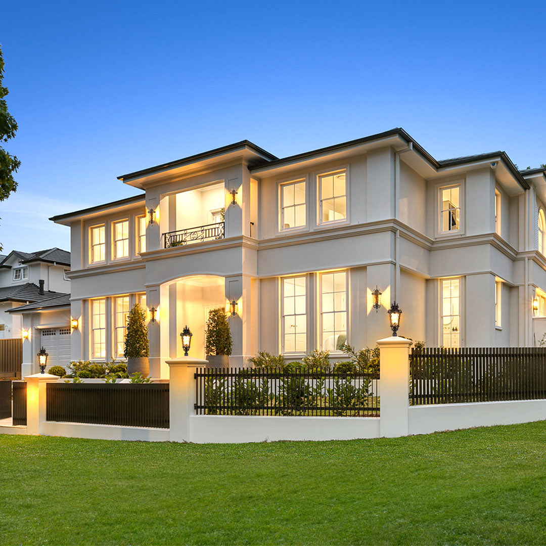 Vintage Lantern 2X 63.5cm Outdoor Post Lantern Light Classic Charm Elegant Patio Antique Inspired Outdoor Lighting