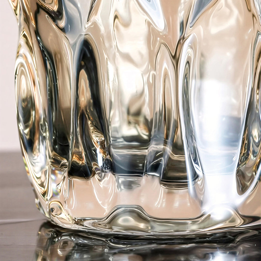 SOGA 29cm Glass Clear Vase Crystal VASE Thick Modern Home Decor