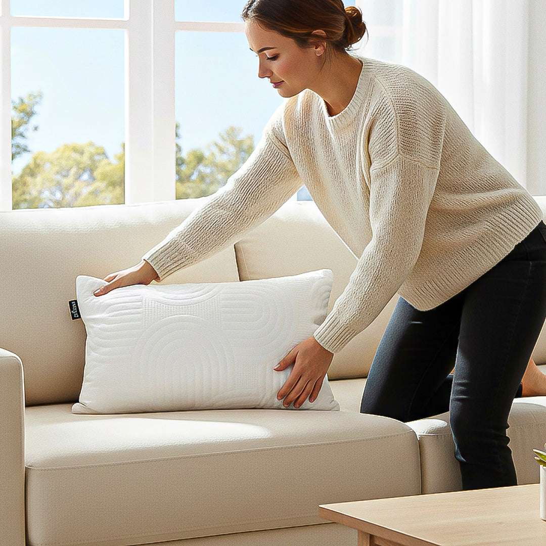 SOGA 2X 30cm White Textured Geometric Pattern Decorative Throw Pillow $ 119