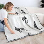 SOGA One-seater White Sofa Cover Leopard Print 130x180cm Polyester $ 79