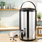 SOGA 6 x 12L Portable Insulated Cold/Heat Coffee Tea Beer Barrel Brew Pot With Dispenser
