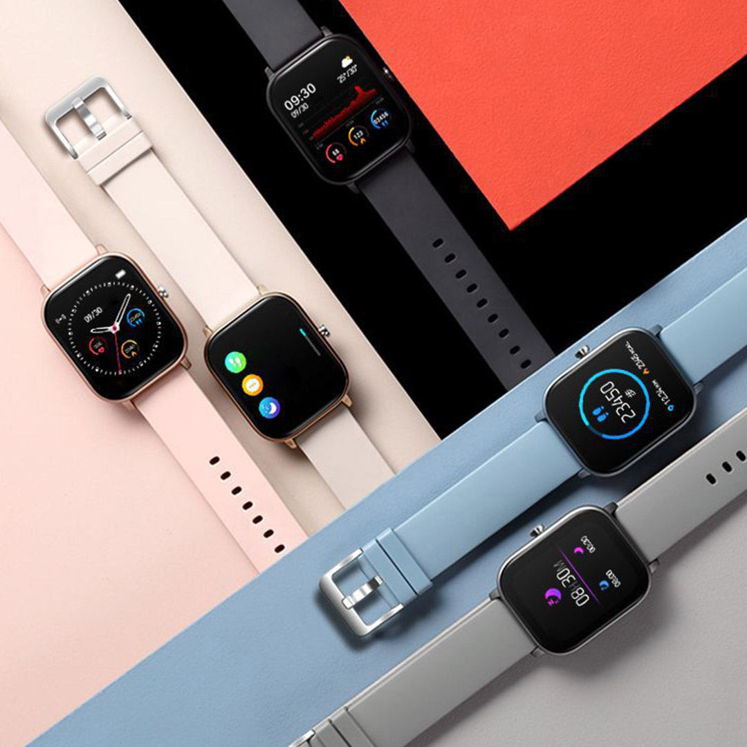 SOGA 2X Waterproof Fitness Smart Wrist Watch Heart Rate Monitor Tracker P8 Black