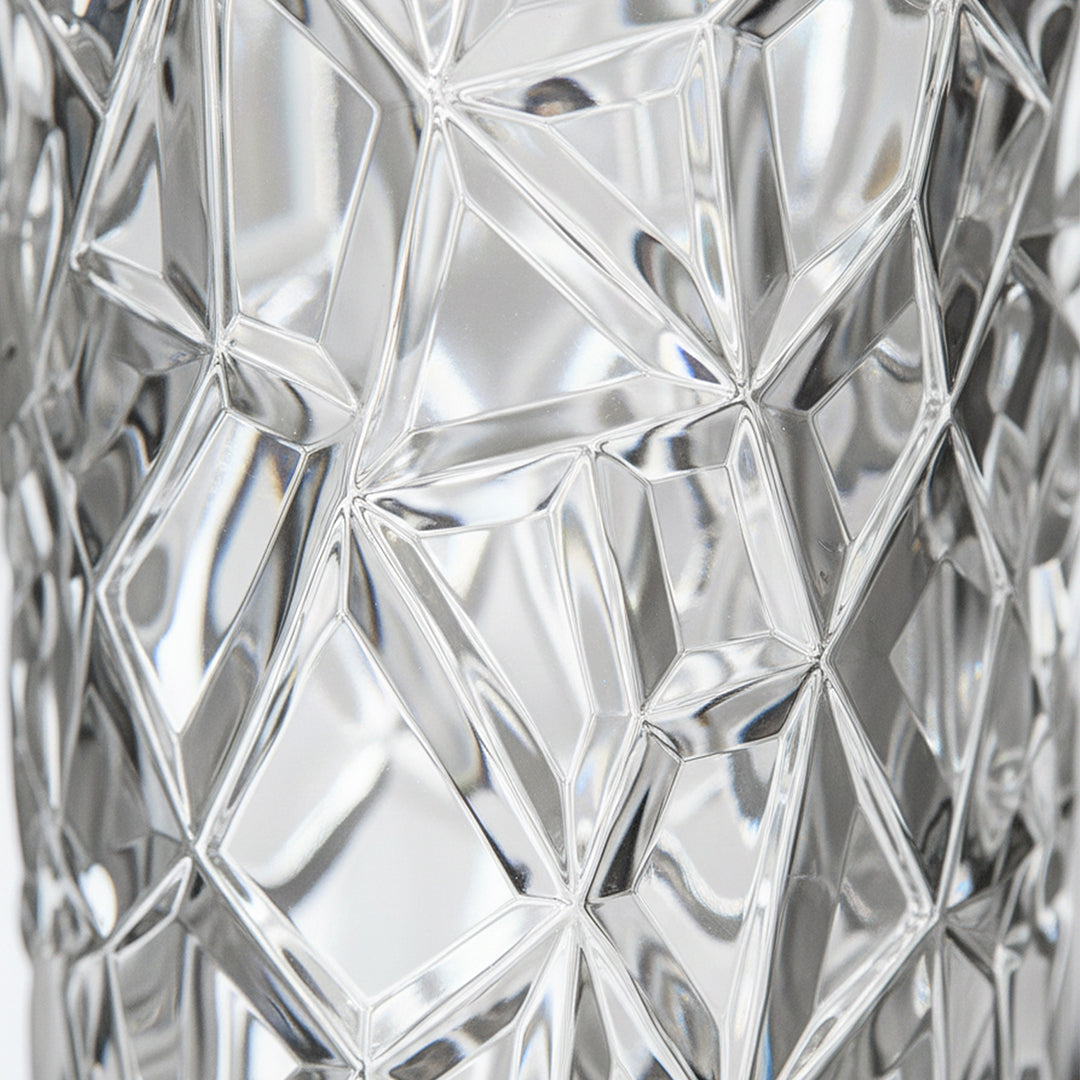 SOGA 14x30cm Heavy Duty Glass Vase Crystal Clear Design for Home Décor