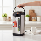 SOGA 2X 4.2L Silver Stainless Steel Electric Thermal Pot Dispenser with 3 Dispensing Modes