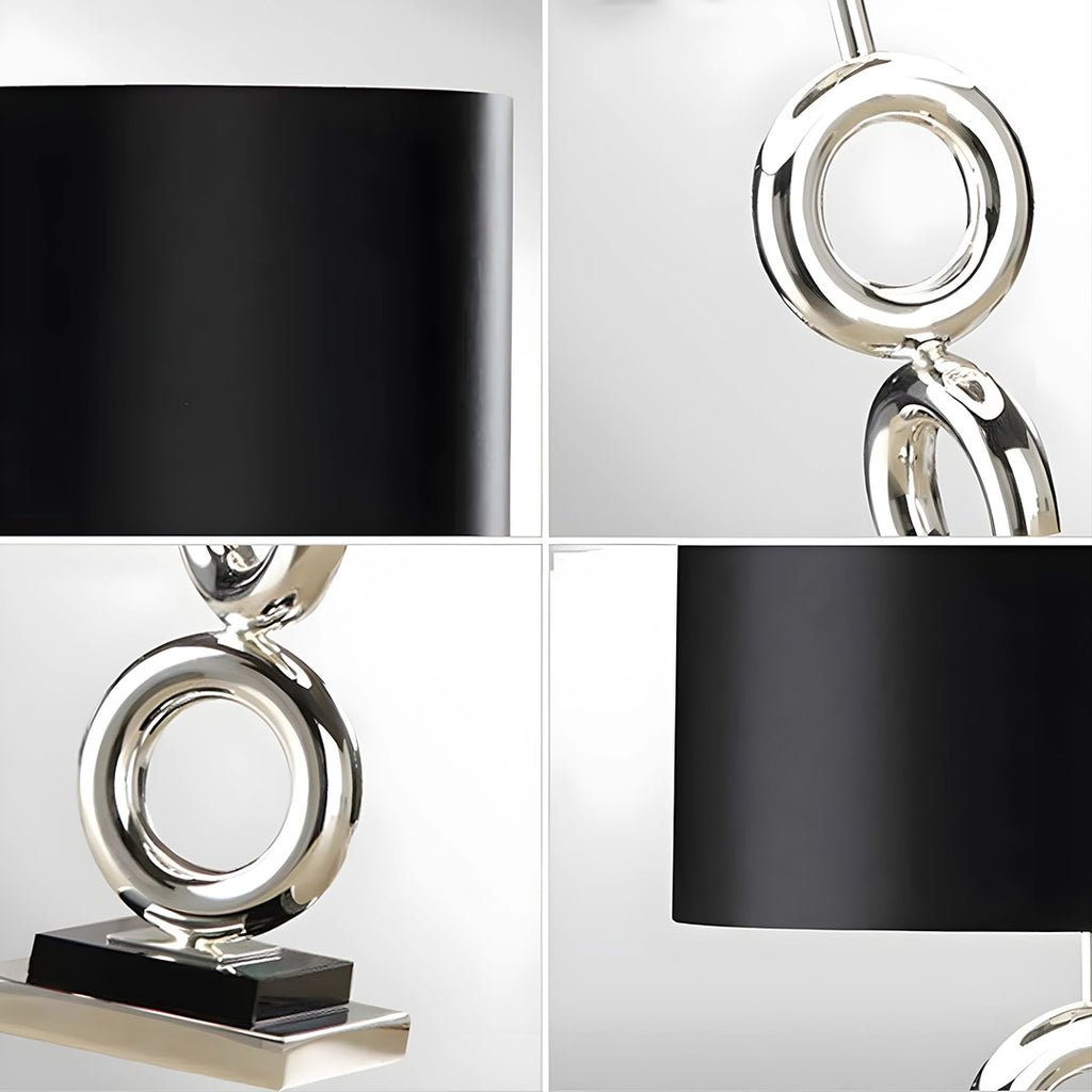 SOGA Simple Industrial Style Table Lamp Metal Base Desk Lamp