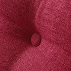 SOGA 2X 100cm Rose Red Triangular Wedge Bed Pillow Headboard Backrest Bedside Tatami Cushion Home Decor