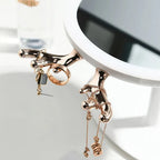 SOGA 2X White Antler LED Light Makeup Mirror Tabletop Vanity Home Decor