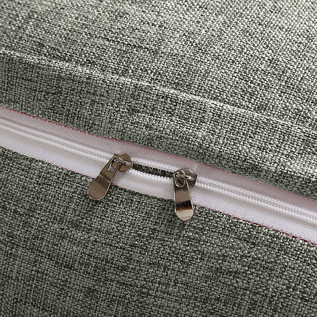 SOGA 2X 100cm Light Grey Triangular Wedge Bed Pillow Headboard Backrest Bedside Tatami Cushion Home Decor
