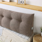 SOGA 2X 150cm Coffee Triangular Wedge Bed Pillow Headboard Backrest Bedside Tatami Cushion Home Decor