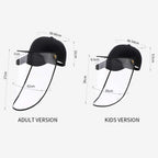 10X Outdoor Protection Hat Anti-Fog Pollution Dust Saliva Protective Cap Full Face HD Shield Cover Adult Black/White $ 211