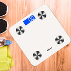 SOGA Wireless Bluetooth Digital Body Fat Scale Bathroom Health Analyser Weight White