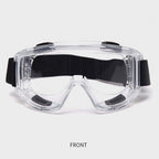 4X Clear Protective Eye Glasses Safety Windproof Lab Goggles Eyewear